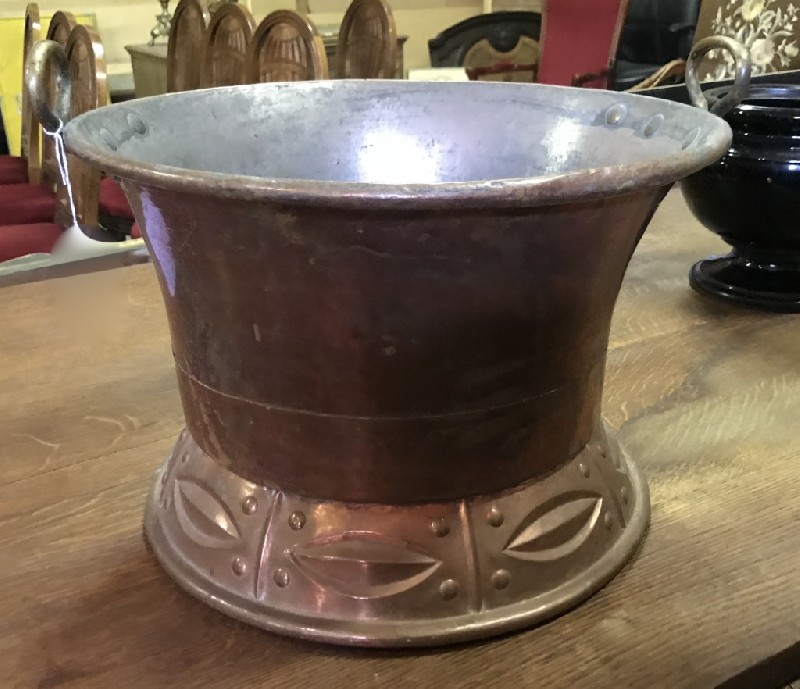 French copper champagne bucket